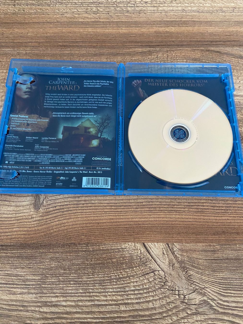 Tutti i DVDs: The Ward Blu-ray inTop Zustand! – Usato da Hasle LU venduto da P89erni01 3