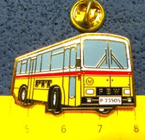 FBW POSTAUTO SCHWIZ PTT PIN GEPRÄGT GOLDIG