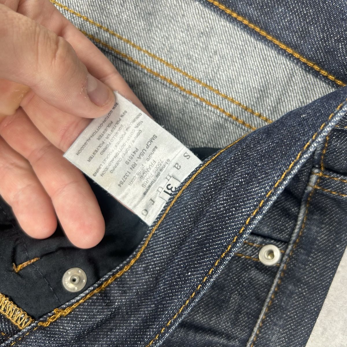 Sandro Jeans: Jeans Sandro bleu marine brut - W31 – Nuovo (secondo la descrizione) da Hauterive NE venduto da Leo_o 5