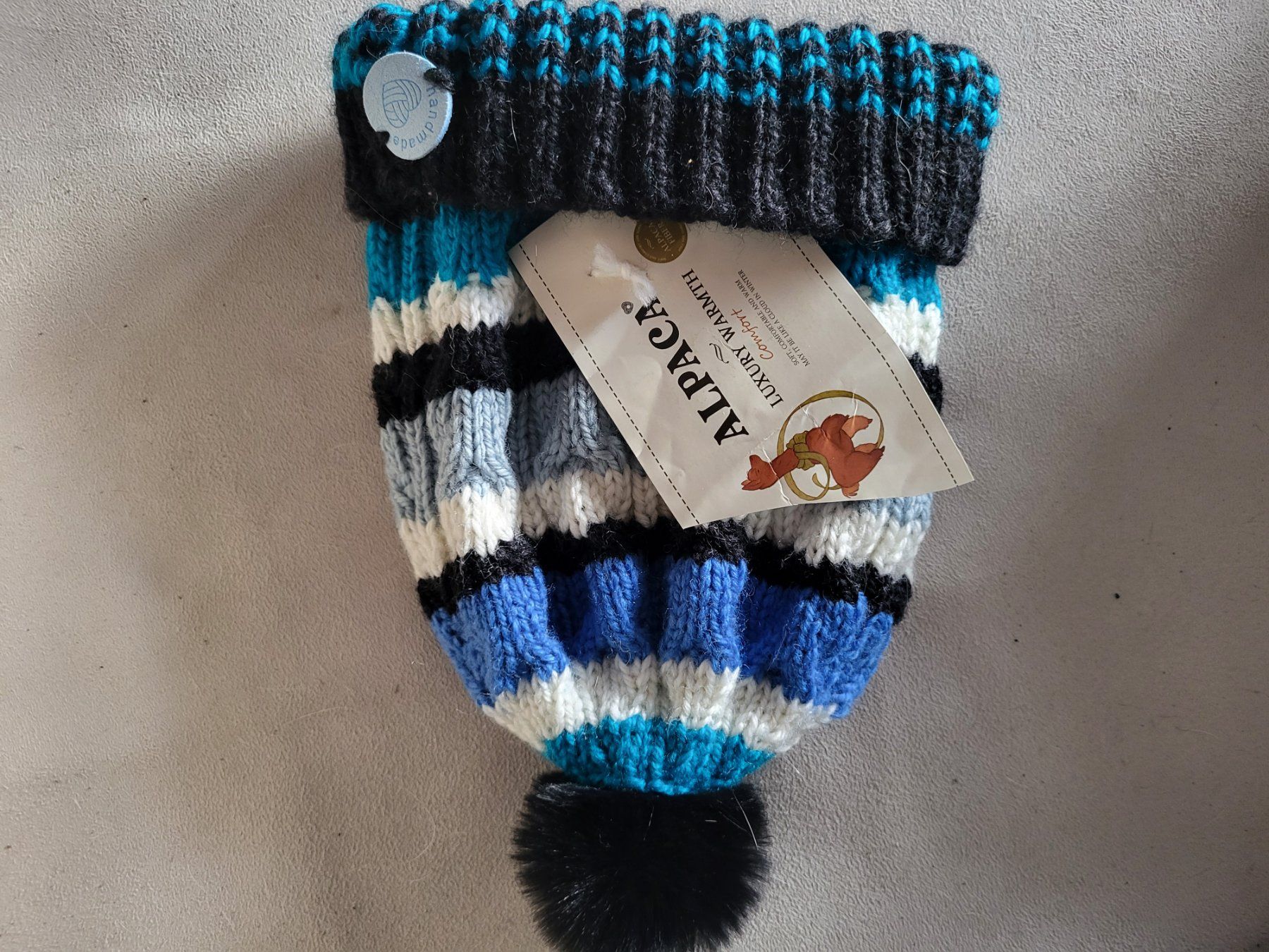 Copricapi, berretti & cappellini: Selbstgestrickte Mützen Alpacawolle – Nuovo (secondo la descrizione) da Iseltwald venduto da Gisela5 2