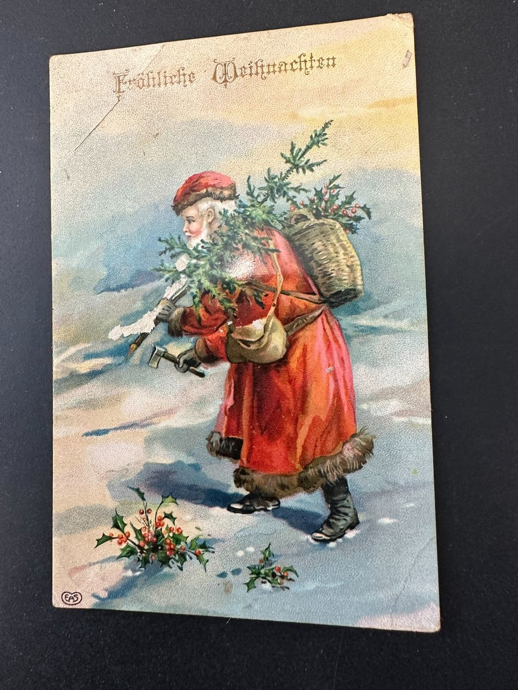 Karten: sechs verschiedene Weihnachtskarten 1900-1915 – Gebraucht aus Lyssach von Zsag 5