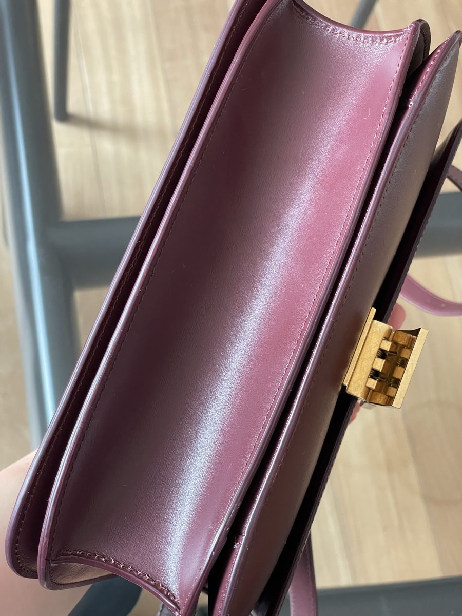 Celine Taschen für Damen: Celine Box Bag medium, Burgundy Color – Gebraucht aus Cologny von Jul_ez 4