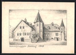 Handgemalt: Möbisburg, Kindererholungsh