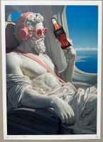 Death: Hermes Gott & Gucci Coke, Coca, POP, signiert 82/100