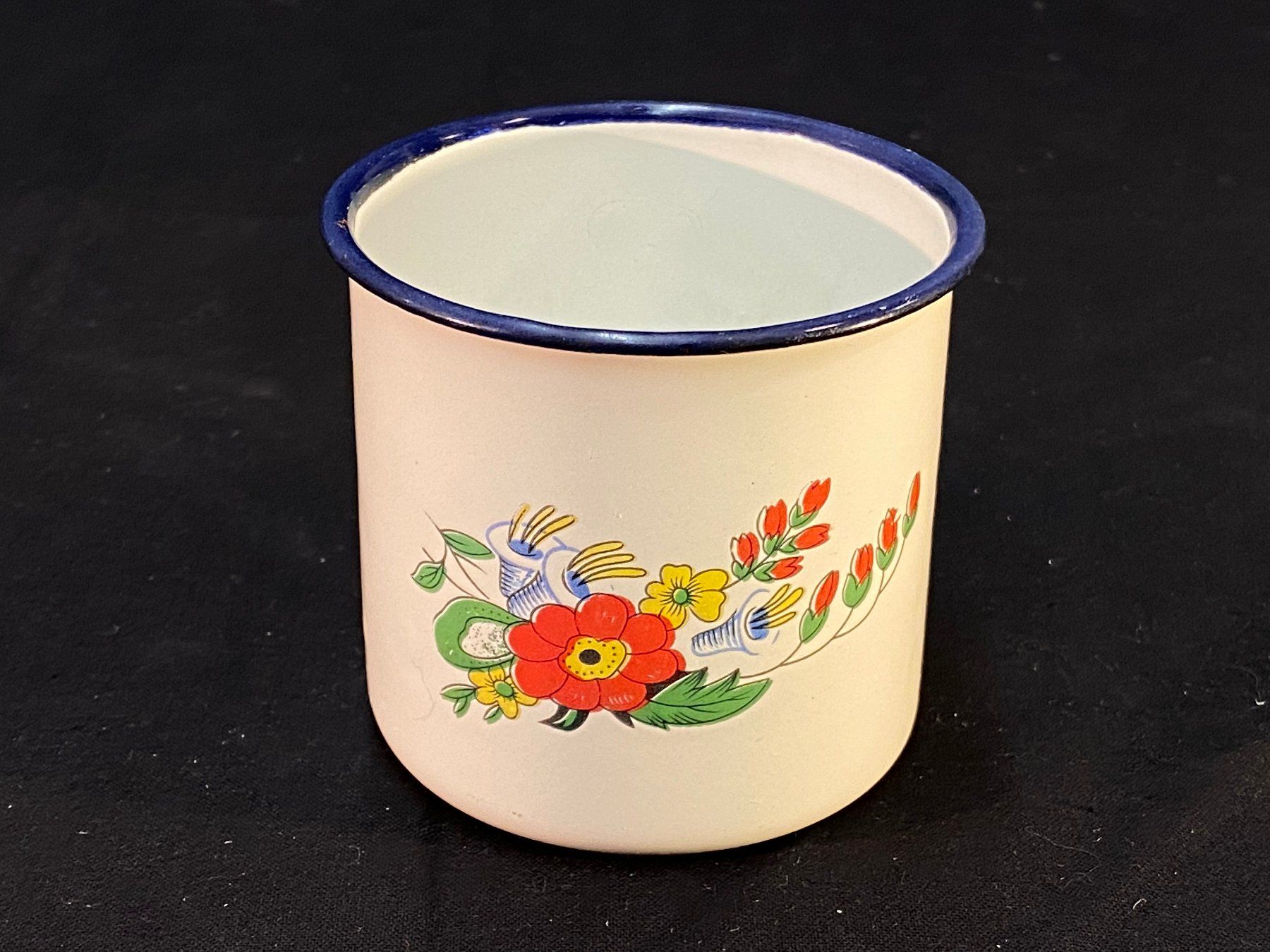 Tazze: 5 Vintage Emaille Krug/Becher – Usato da Schaffhausen venduto da VintageCity 9
