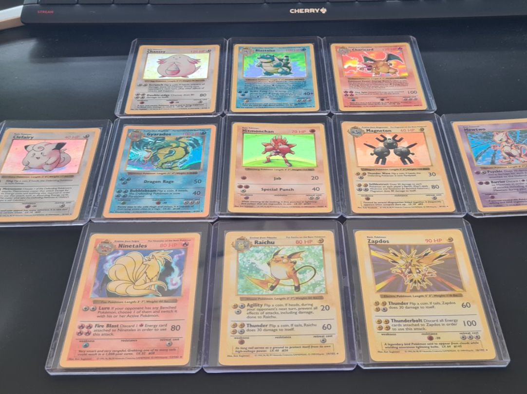 Cartoline: Pokémon Shadowless Base Set komplett in Top-Zustand – Usato da Wigoltingen venduto da dom_wbc6 1