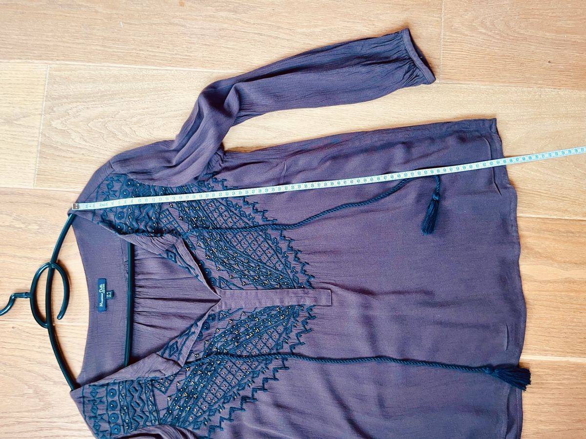 Massimo Dutti Camicette: Massimo Dutti Bluse, Gr. 36, braun – Usato da Wädenswil venduto da Iana32 3