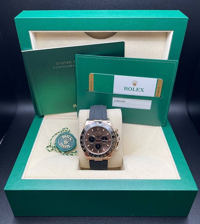Rolex Uhren: Rolex Daytona Ref. 116515LN Oysterflex "Chocolate Dial" – Gebraucht aus Lugano von luganotopwatches 7