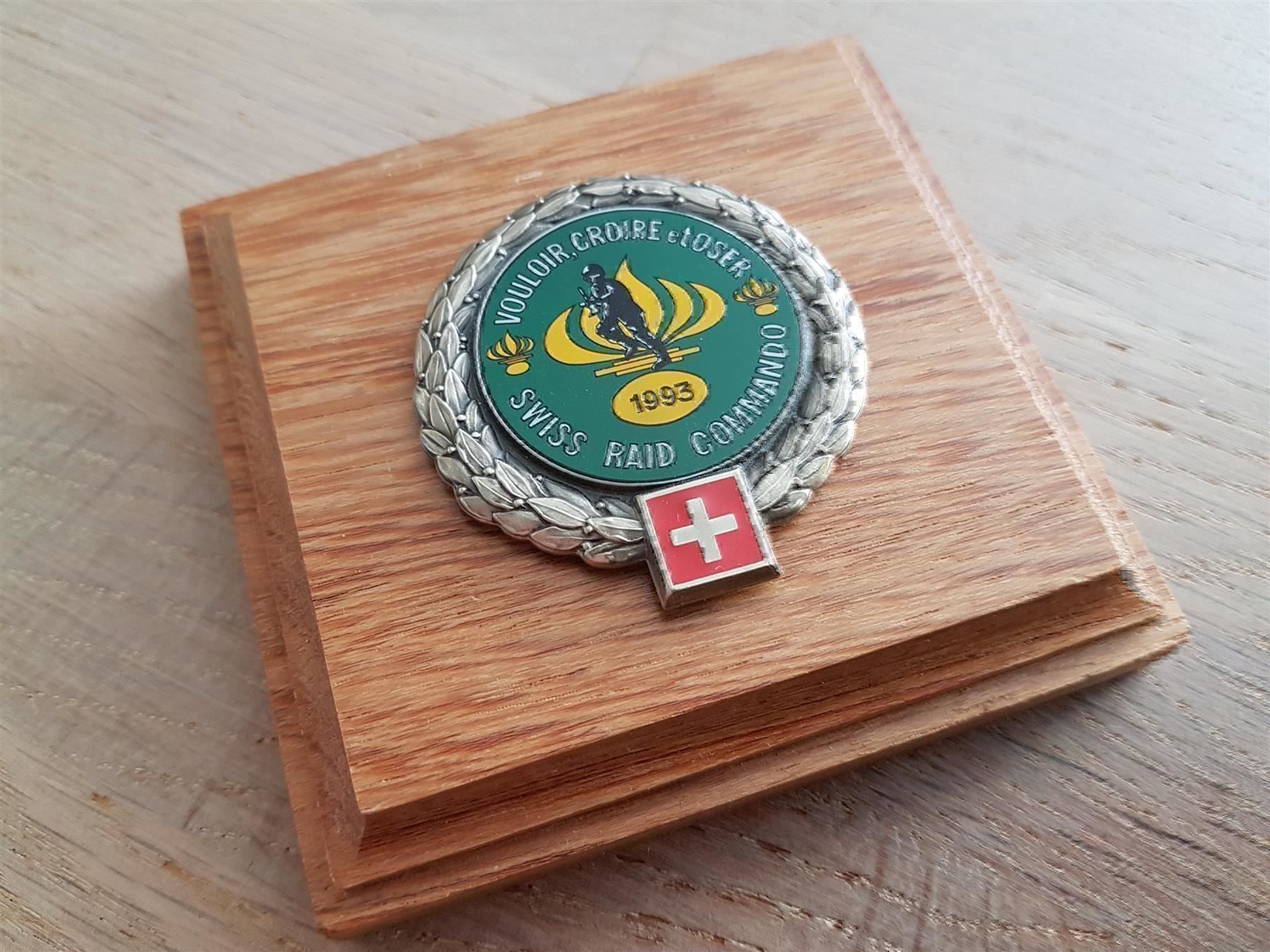 Placchette & Badge: Béret Emblem SWISS RAID COMMANDO 1993 – Nuovo (secondo la descrizione) da Erlinsbach venduto da S700
