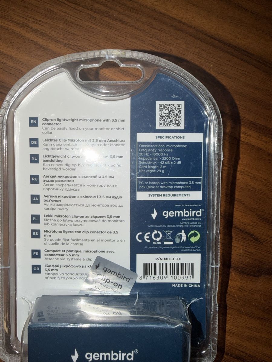Mikrofone: Clip On Microphone – Neu und originalverpackt aus Langenthal von N4900 1