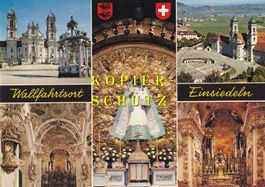 Wallfahrtsort Einsiedeln (5 Ansichten) /ay