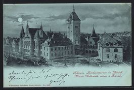 Mondschein-AK Zürich, Am Schweizerische
