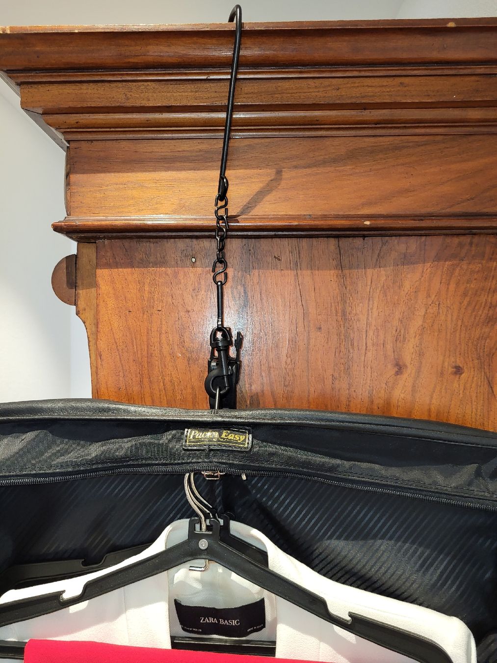 Reisekoffer: Kleidersack, Reisetasche, Echtleder – Gebraucht aus Rietheim von Maronli 1