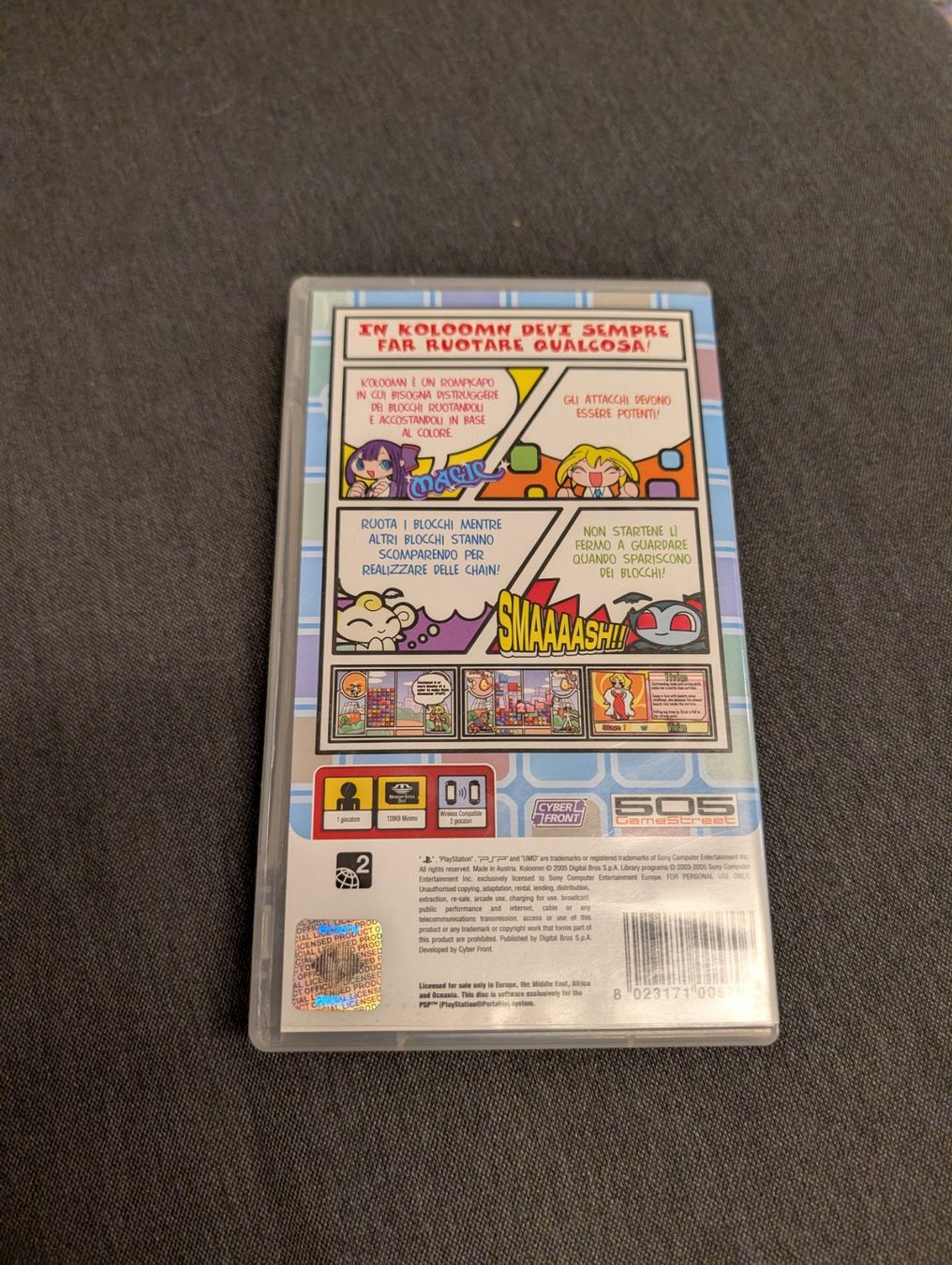 Jeux: Koloomn Sony psp – D'occasion à Giubiasco par Tici__nerd_Giubiasco 1