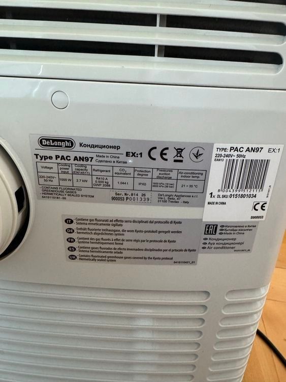 Klimageräte: Mobiles Klimagerät Delonghi PAC AN97 – Gebraucht aus Glattbrugg von Chris240 1