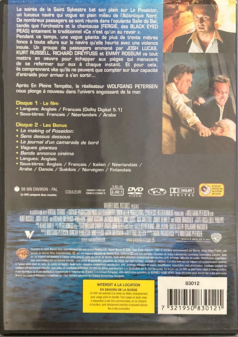 Alle DVDs: POSEIDON – Gebraucht aus Poliez-Pittet von Newtown-Records 1