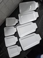 ARZBERG 8- teilig Desinger-Menueteller und Brötliteller