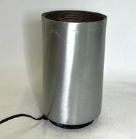 Bodenlampe zylindrische Form gebürstetes Alu