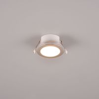 LED Einbaustrahler, Chrom, 8 cm Ø