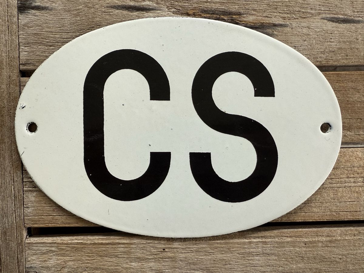 Insegne: Schild Tschechoslowakei ČSSR – Usato da Ballwil venduto da snap-master