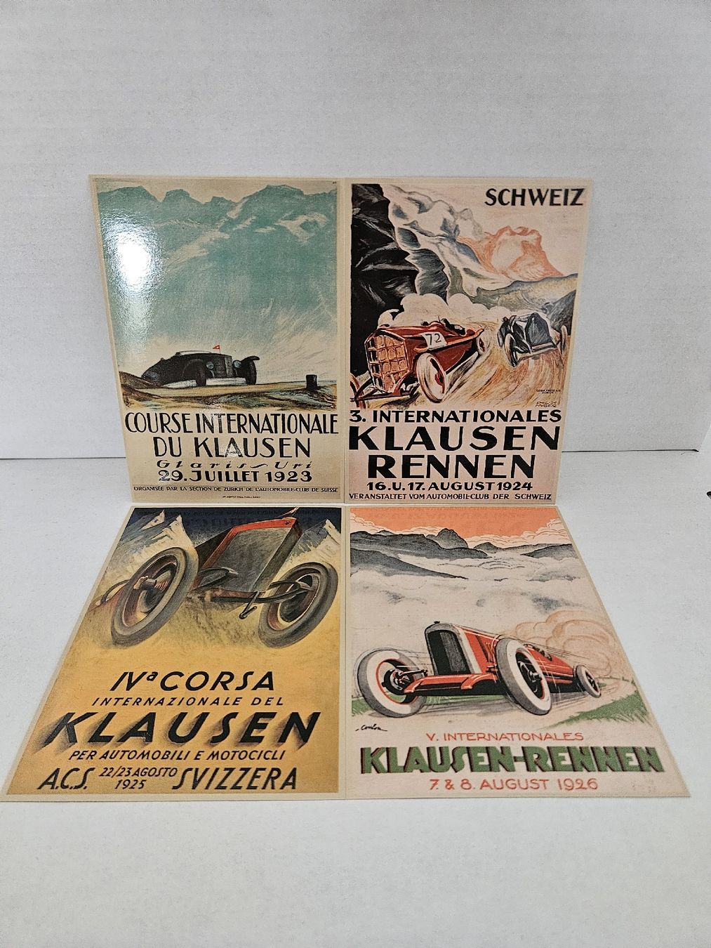 Cartoline postali: Klausenrennen Memorial 1993-10 Repro Ansichtskarten Set – Usato da Wangen SZ venduto da Auction-Sea 1
