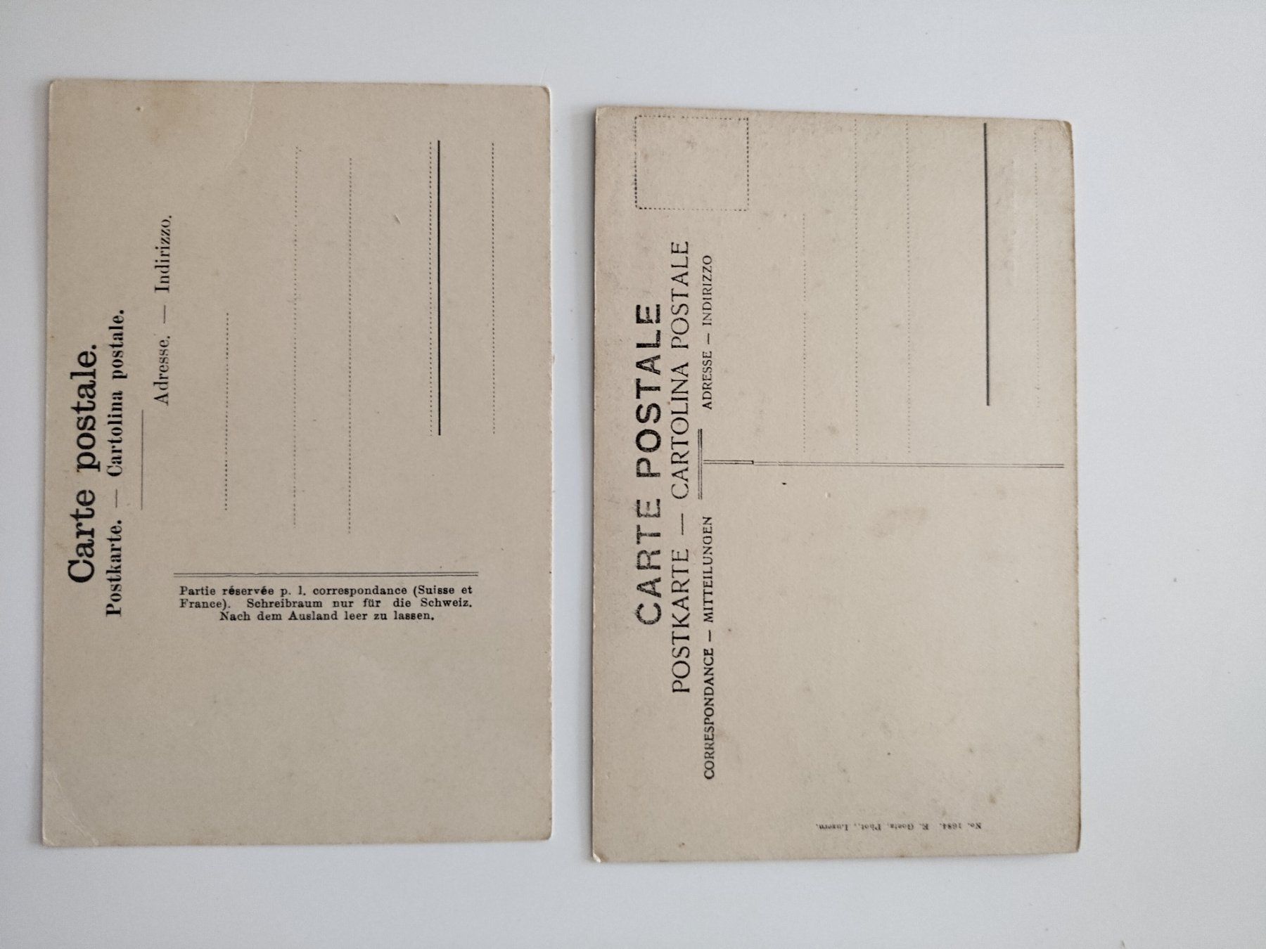 Cartoline postali: 2 AK Luzern Ansichtskarten, Promenade und See, Top! – Usato da Ohmstal venduto da Lebensfreude05 1