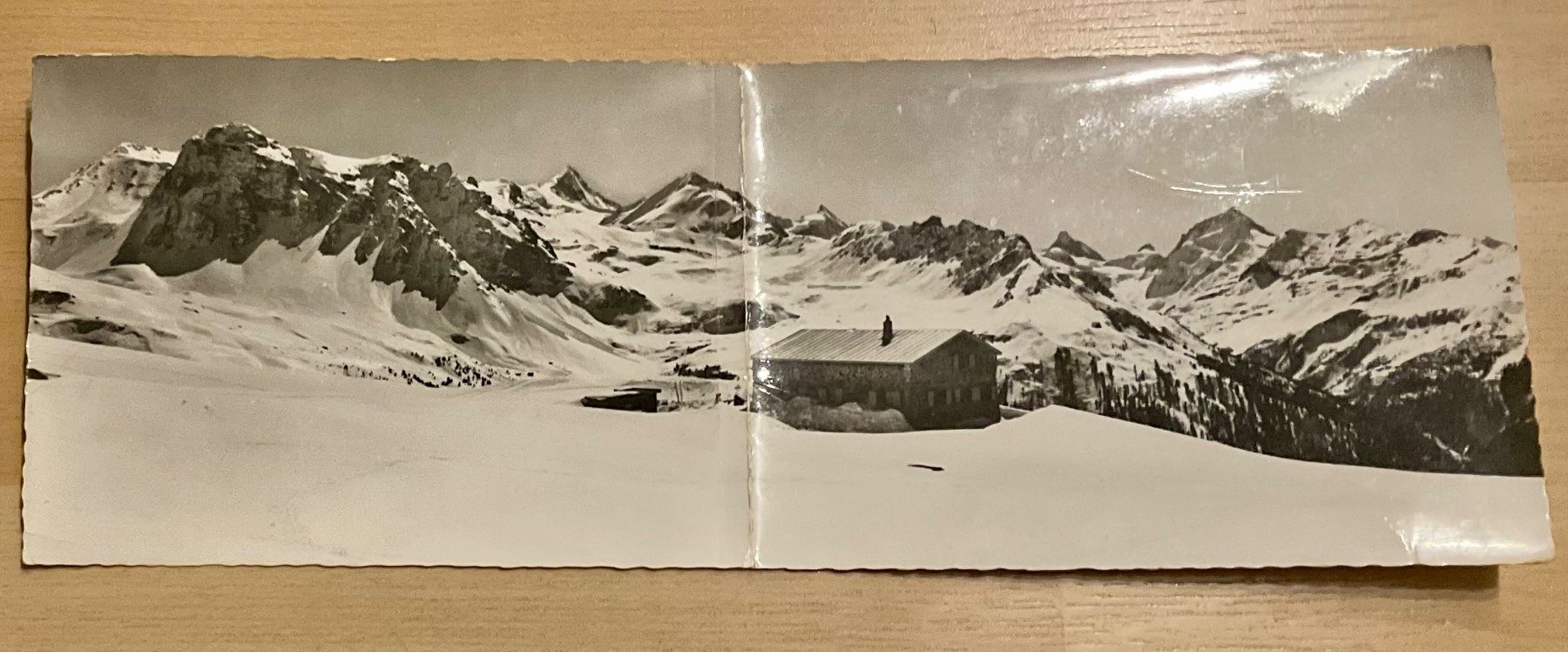Ansichtskarten: Doppel AK, Cabane Bella-Tola , Valais – Gebraucht aus schlieren von Retton