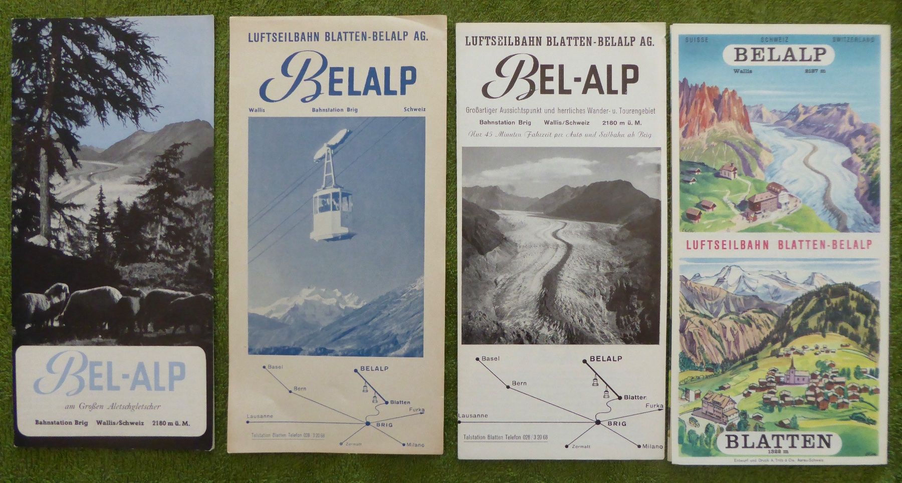 Documents: Belalp. 4 Prospekte – D'occasion à Affoltern am Albis par Cadorso