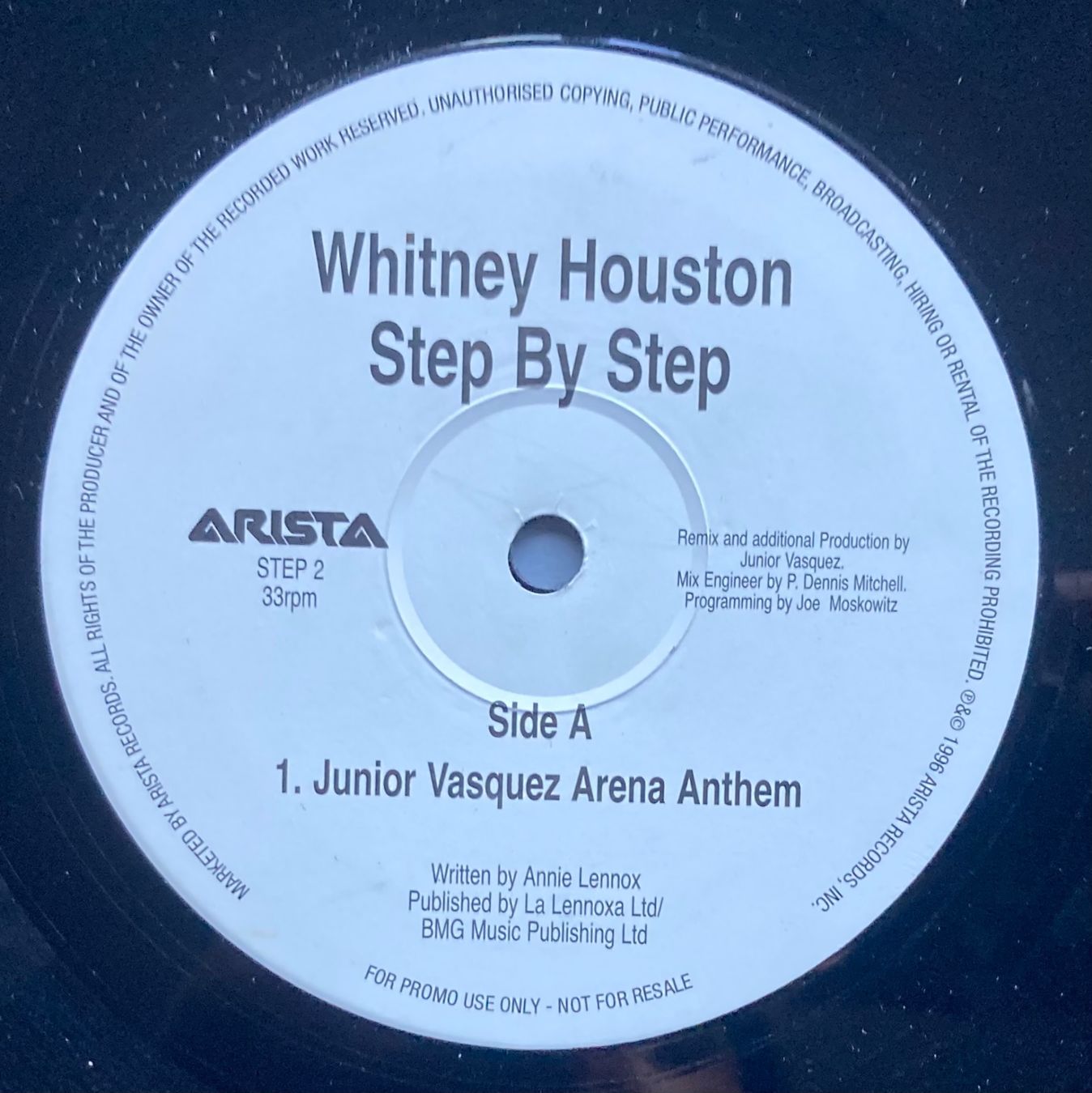 Schallplatten: WITHNEY HOUSTON - STEP BY STEP – Gebraucht aus Poliez-Pittet von Newtown-Records 2