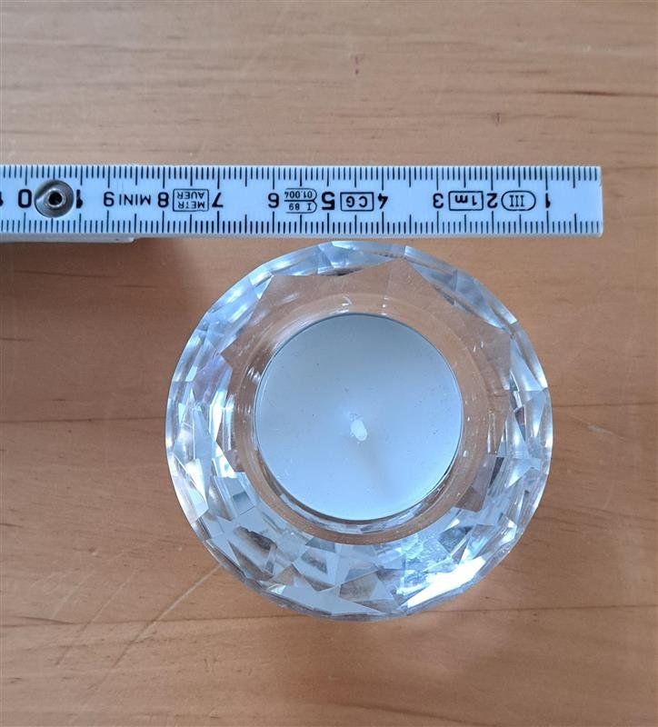 Kerzenständer: Kerzenhalter Glas Diamant Teelicht – Neu (gemäss Beschreibung) aus Küssnacht am Rigi von AutoVilla