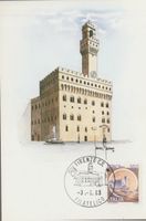 CARTOLINA SANDRO MADONNA # 30 FIRENZE ANNULLO FILATELICO FDC