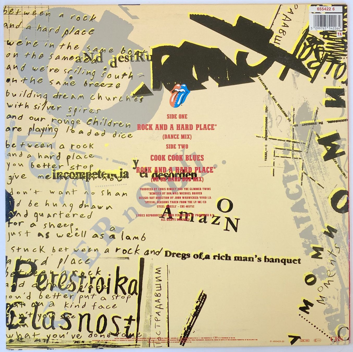 Vinyles: ROLLING STONES - ROCK AND A HARD PLACE – D'occasion à Bottens par hotter-than-hell 1
