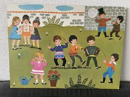 Nostalgisches Bild für Kinderzimmer