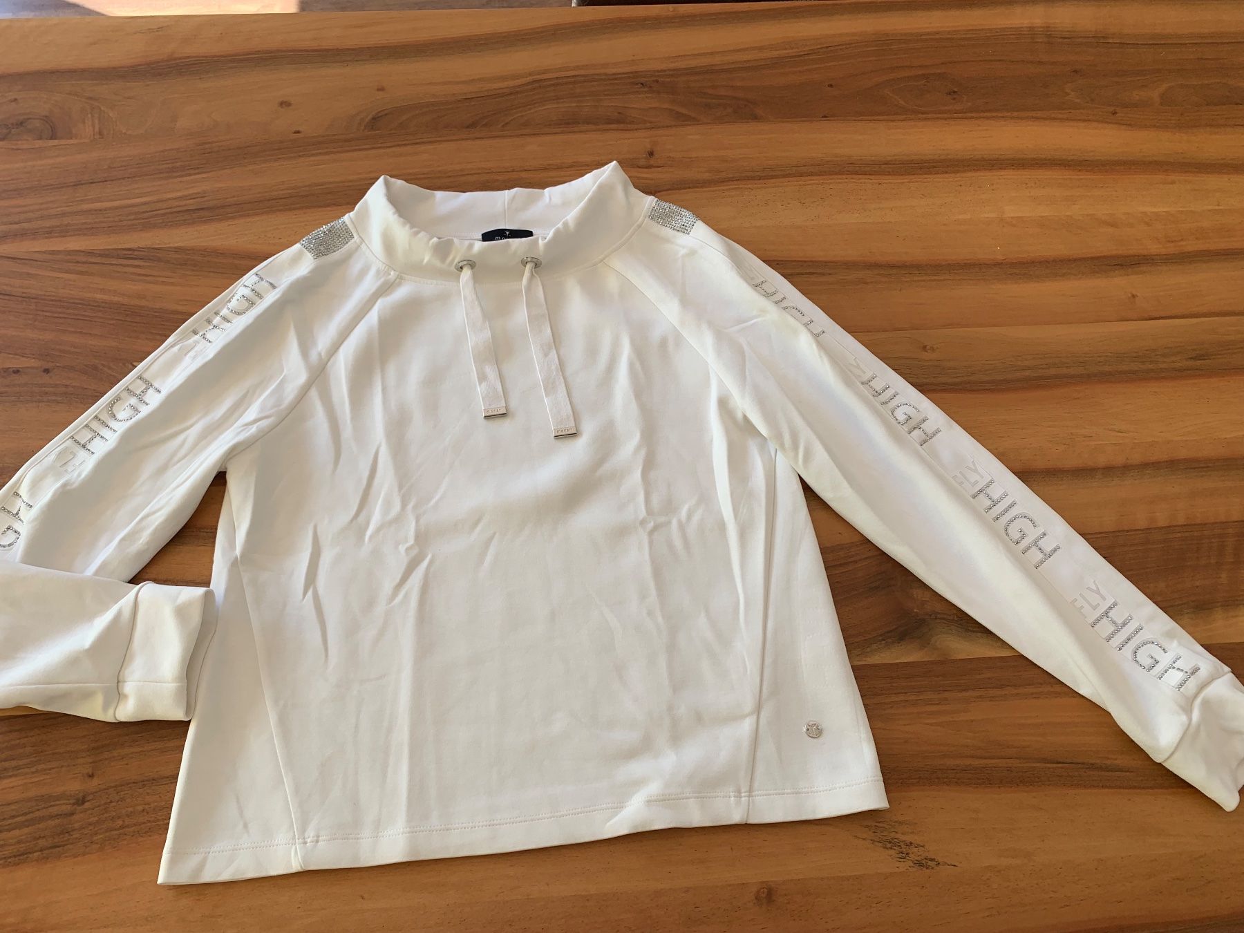 Monari Maglioni & Felpe: MONARI exklusiver weisser Pullover Grösse 34 NEU – Nuovo (secondo la descrizione) da Meiringen venduto da Stuffandmore