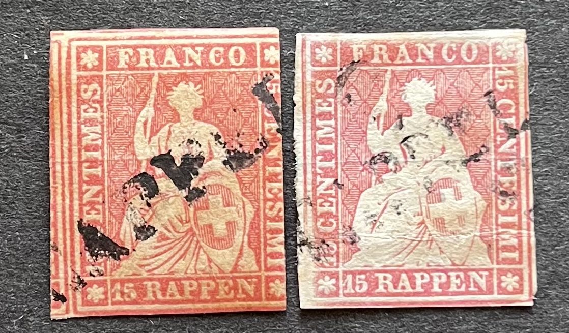 Tutti i francobolli: 2x Strubel 24 Obl. CAPPEL – Usato da Sottens venduto da thigroux