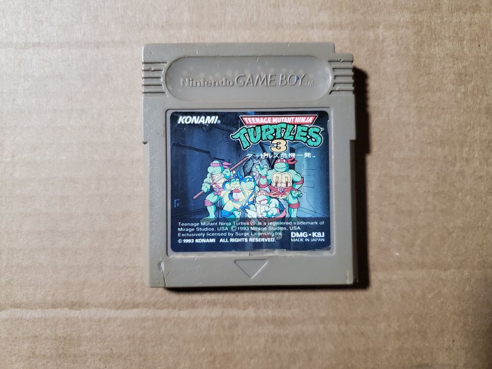 Teenage Mutant Ninja Turtles 3 GameBoy Kaufen auf Ricardo