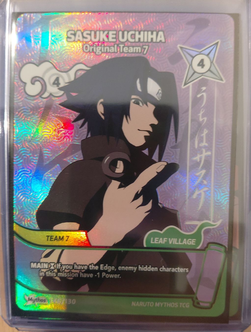 Carte collezionabili:  Sasuke Uchiha Original Team 7 Card Naruto Myhtos – Nuovo (secondo la descrizione) da KLOTEN venduto da RAULMACHOTE