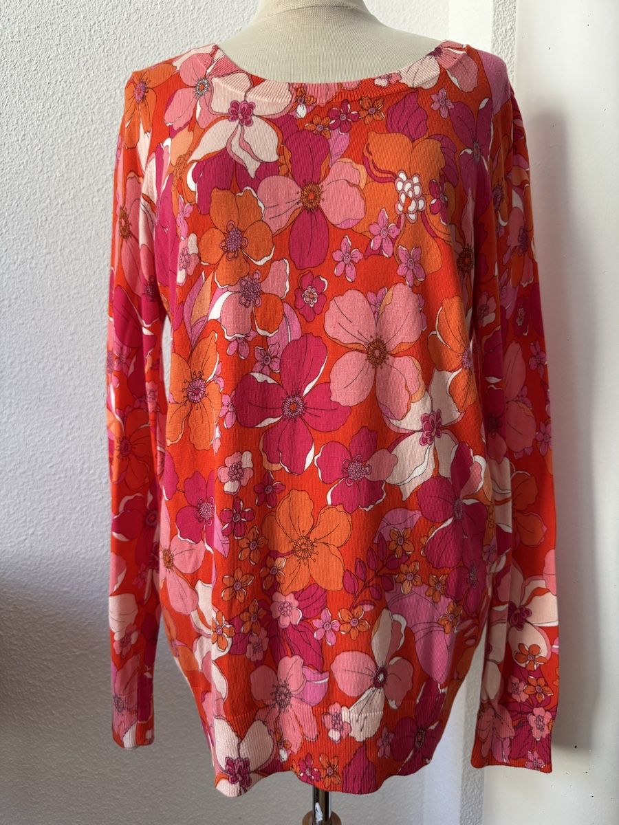 Maglioni & Felpe: Pull Talbots, fleurs multicolores, taille S  – Nuovo (secondo la descrizione) da Morges venduto da sandy069