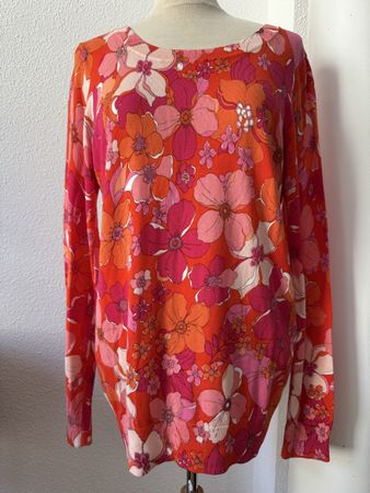 Pull Talbots, fleurs multicolores, taille S 