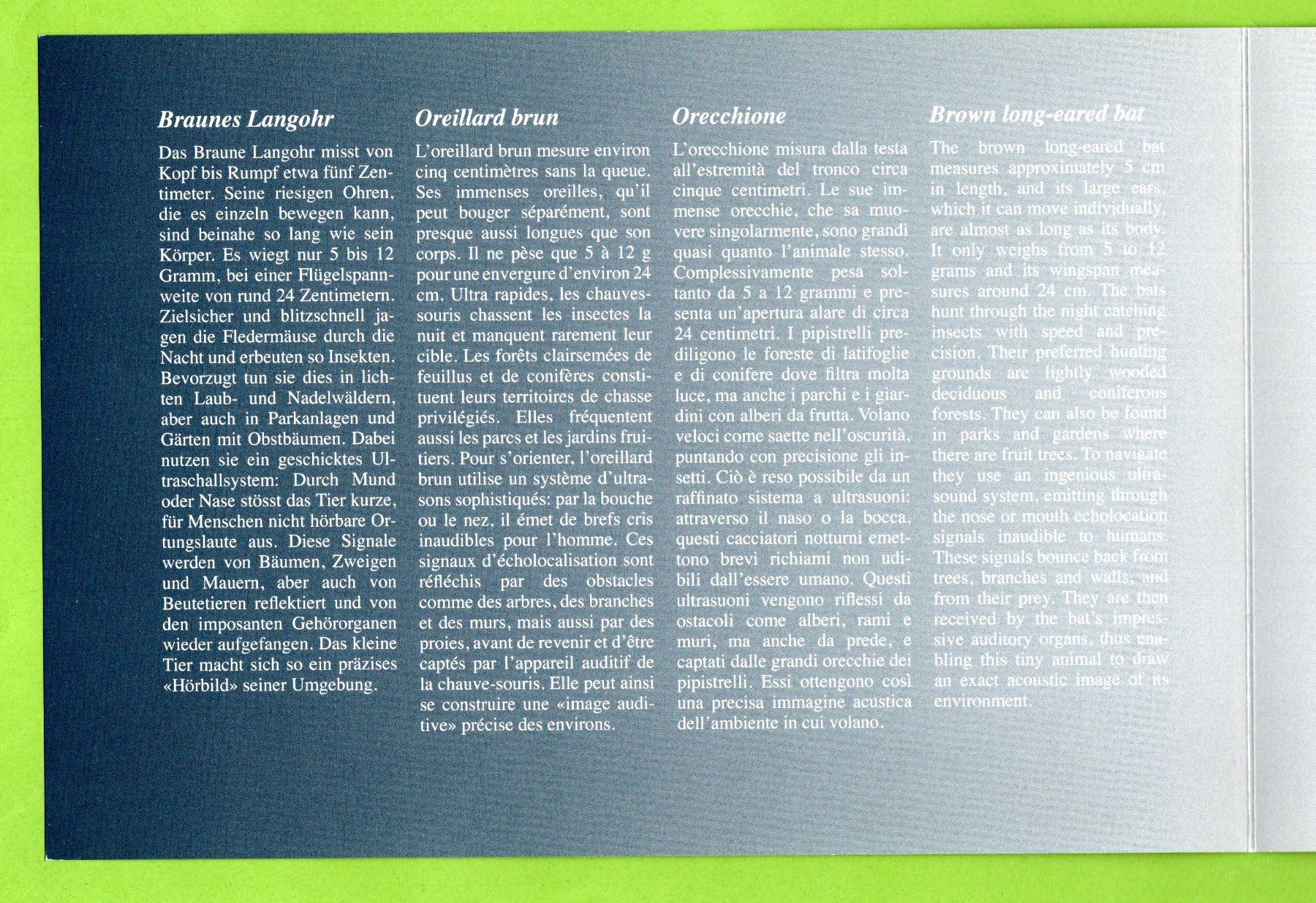 Alle Briefmarken: 2012 braunes Langohr Geschenkfolder 1. Tag LP – Gebraucht aus Stein am Rhein von Huehnerhund 1