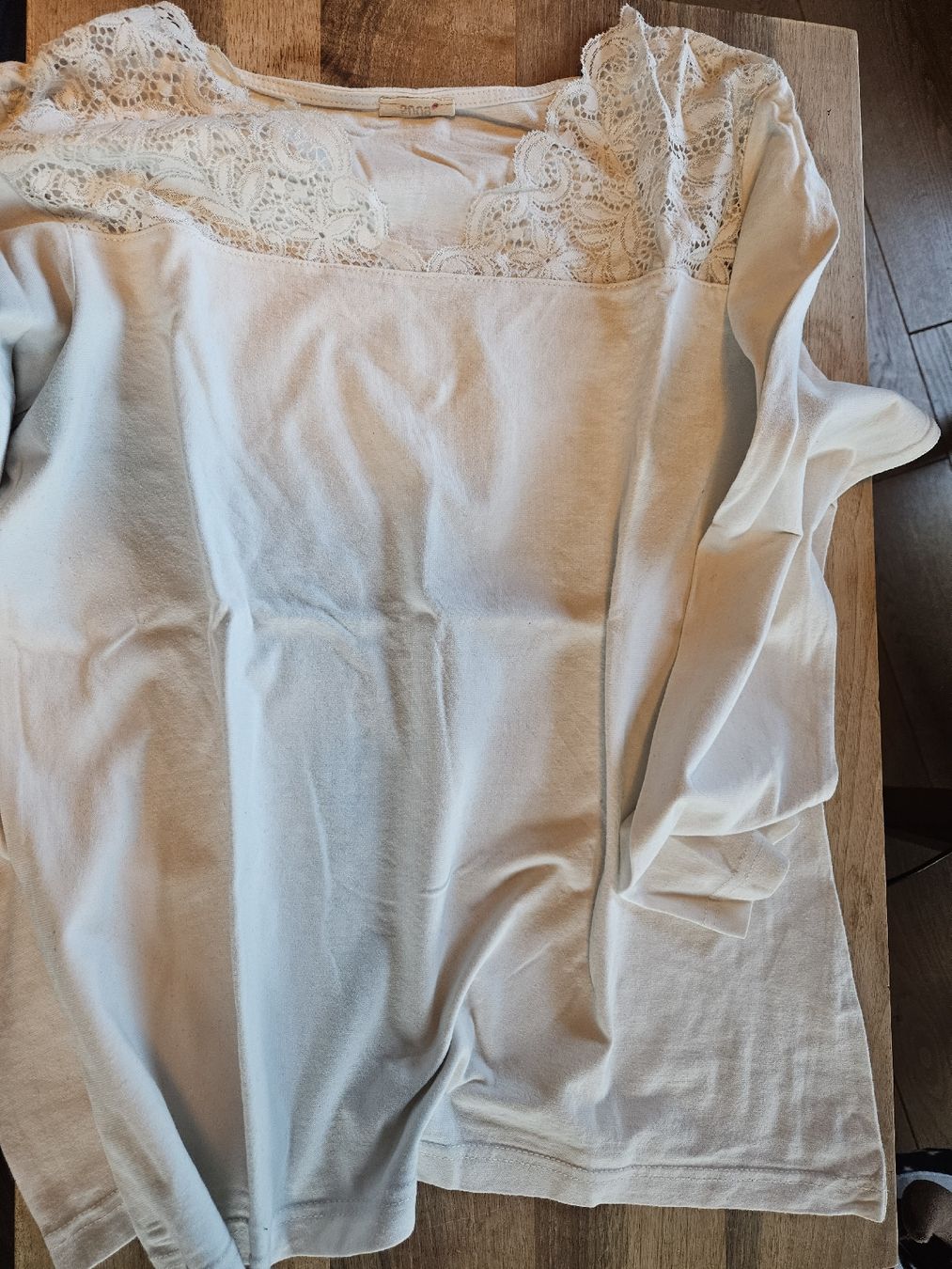 T-shirt: enna Shirt, Grösse 42, Offwhite, mit Spitze – Usato da Spiez venduto da ann_y7bb