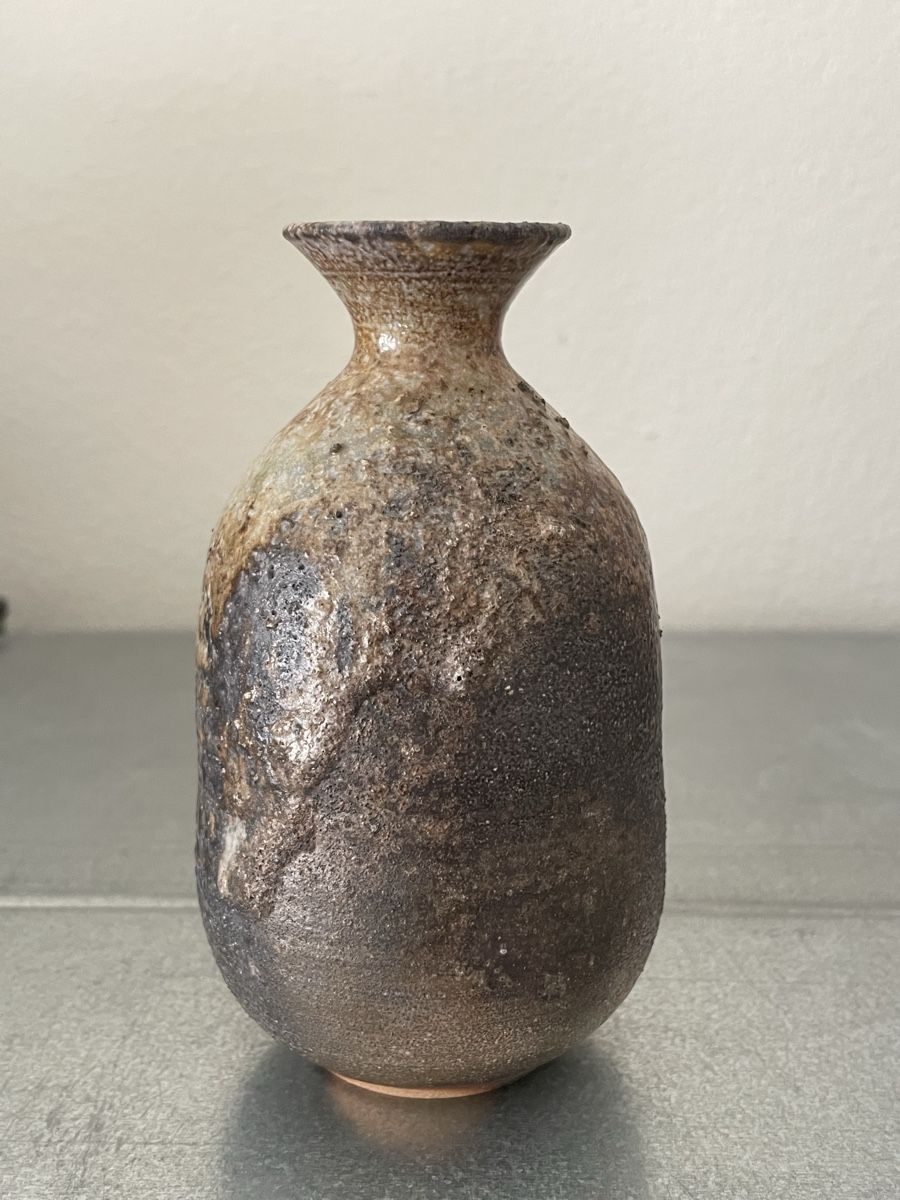 Vasen & Gefässe: Sake bottle vase Japan Bizen ware – Gebraucht aus Basel von Amechan. 5