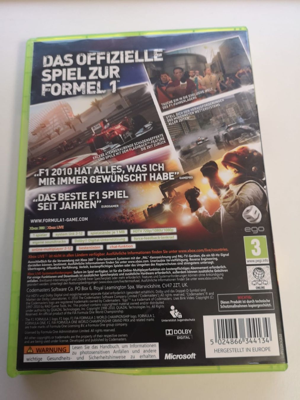 Giochi: Formula 1 2010 (XBOX 360) – Usato da Herisau venduto da Seyashop1 1