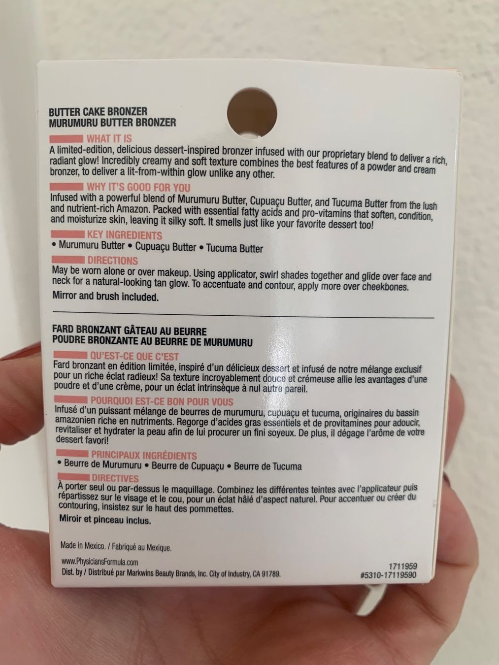 Maquillage: Limitierter PHYSICIANS FORMULA Butter Cake Bronzer Chocolate – Neuf avec emballage d'origine à Zürich par deruja 2