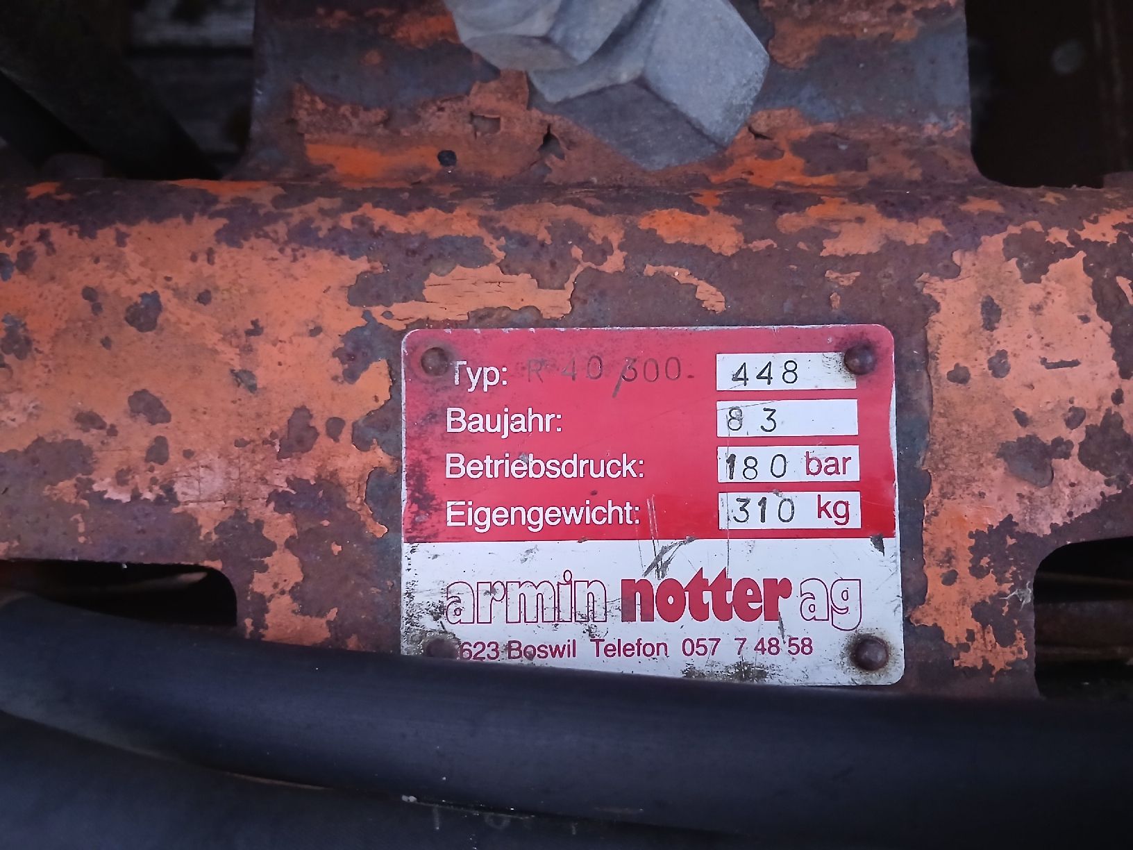 Pinze: 2 Schalen Greifer mit Rotator Notter – Usato da Gränichen venduto da Chregu1070 2