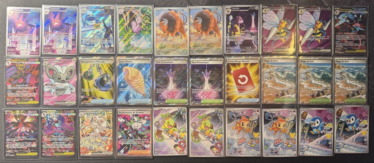 Pokémon Sammelbilder & Trading cards: Lot Pokémon Bloc Méga-Évolution FR/JP - SAR/AR/IR/ex – Gebraucht aus Fétigny von nit_p86f 4