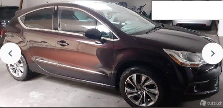 DS Automobiles Autos: Citroen DS4 1.6i Faubourg – Gebraucht aus Bellinzona von sui_28bv