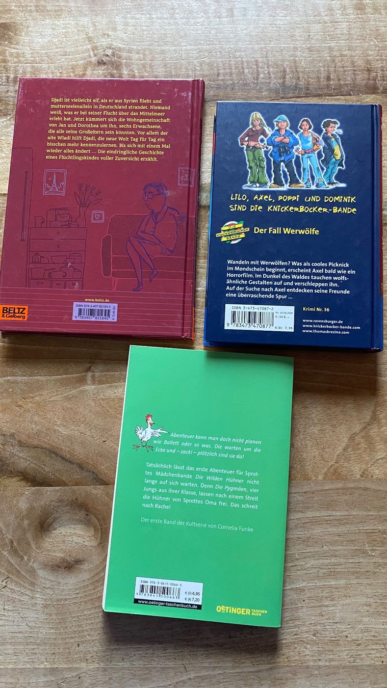 Libri: 3x Kinderbücher: Wilde Hühner... – Usato da Zürich venduto da hulahup 1