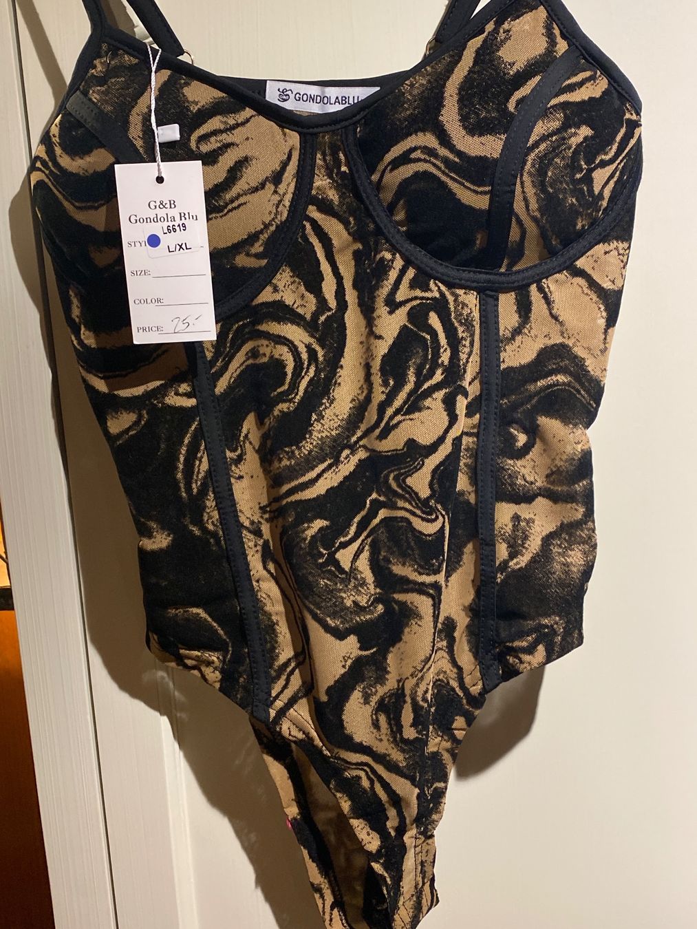 Altra biancheria intima: DAMEN BUSTIER-BEIGE-SCHWARZ – Usato da Meienried venduto da ManuelaBoutique 1