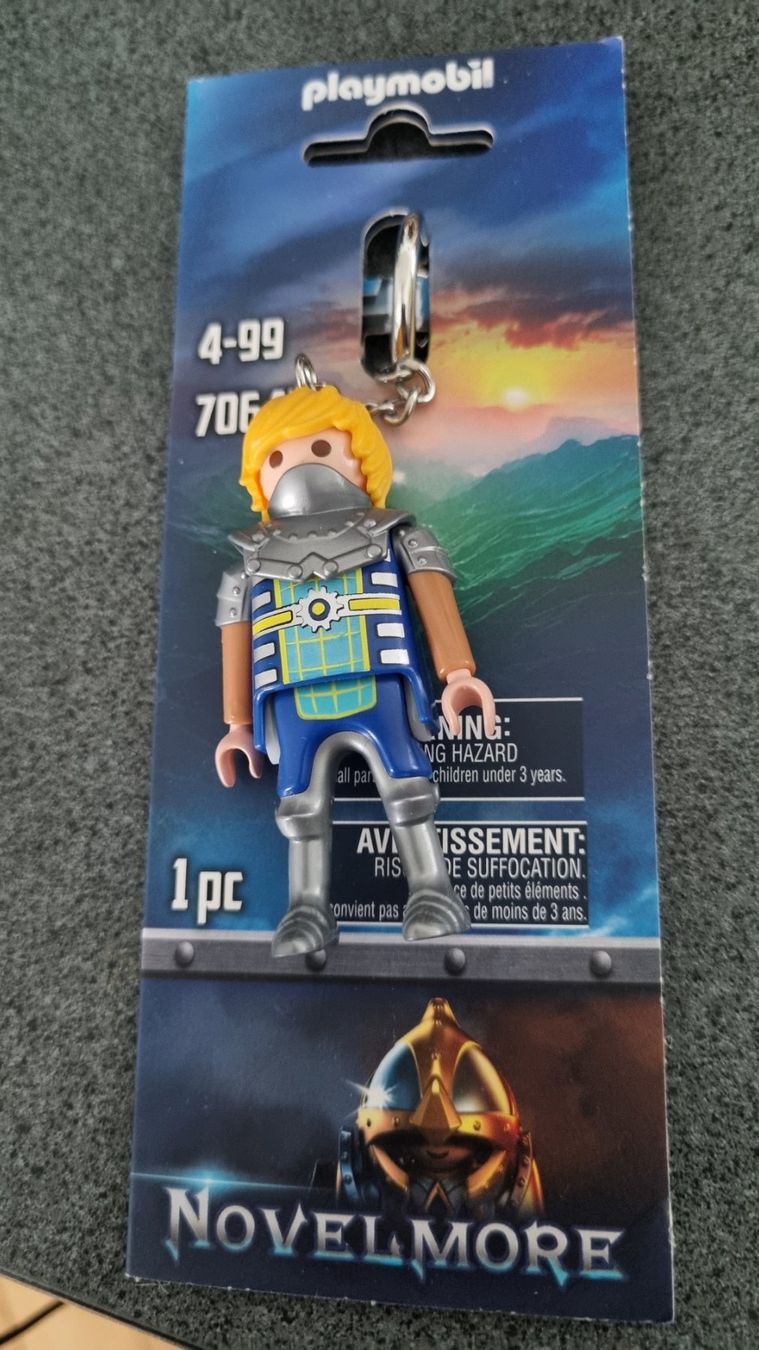 Portachiavi: Porte-clés Playmobil pompier , police et Novelmore neuf – Nuovo e nell'imballaggio originale da La Chaux-de-Fonds venduto da mikilo1 1